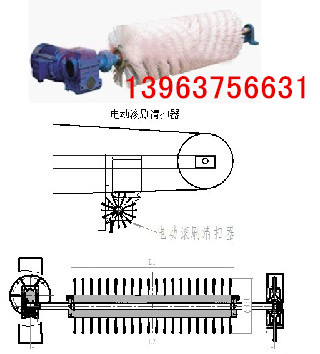 生产 电动滚刷清扫器 毛刷清扫器生产厂家