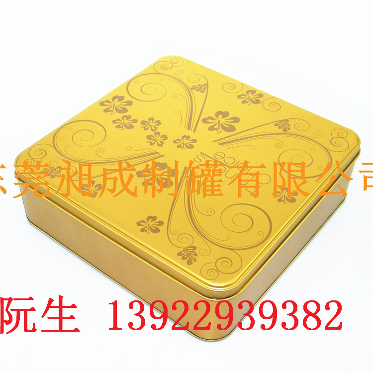 正方形铁盒定制，正方形马口铁盒厂家