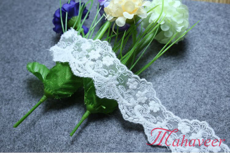 网布刺绣花边厂家直销，品质保证定制批发  蕾丝花边  服装辅料