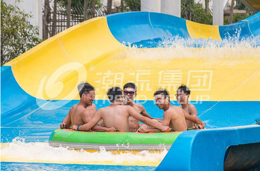 广州潮流水上乐园设备厂家供应大型冲天回旋滑梯  水滑梯