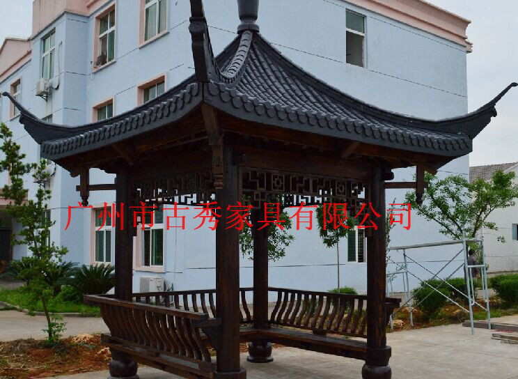 户外景观亭子  户外木结构凉亭  户外景观工程