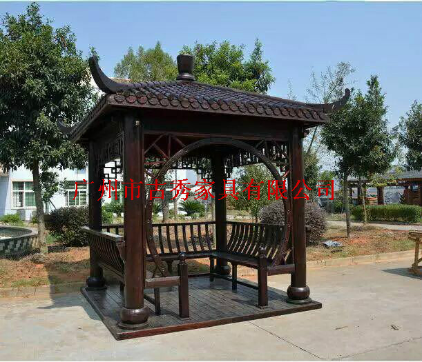 户外景观亭子  户外木结构凉亭  户外景观工程