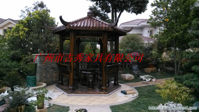 户外景观亭子  户外木结构凉亭  户外景观工程