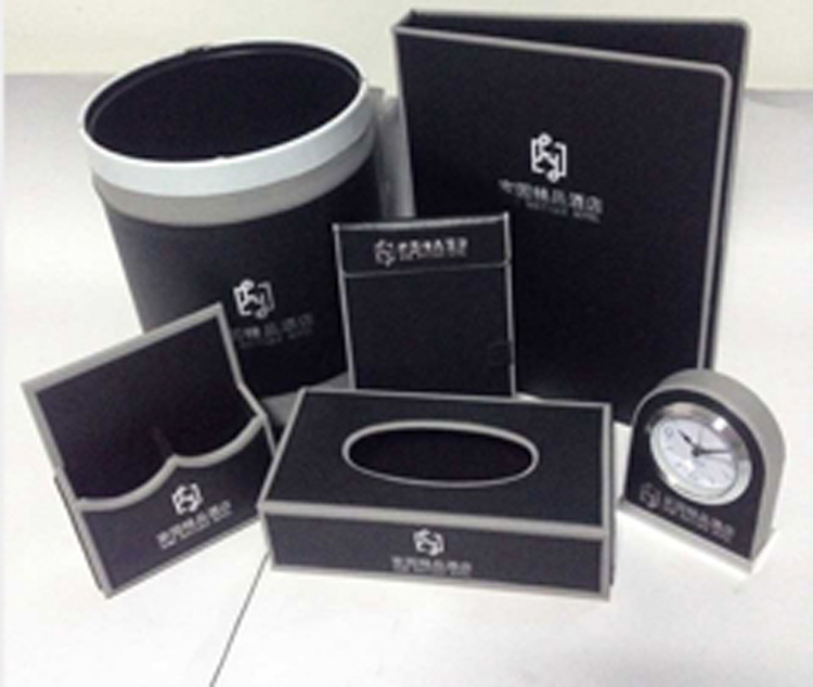 宾馆酒店客房皮具用品套装/高档服务指南本服务指南夹可定制LO  家居用品  酒店客房用品