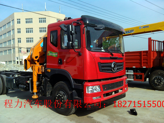 东风平板带吊【D702新款驾驶室】随车吊厂家&nbsp;&nbsp;东风随车吊
