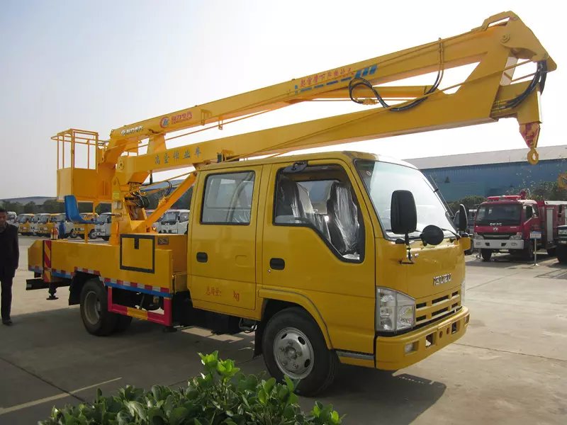 庆铃20米伸缩臂高空作业车,高空作业车工厂