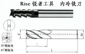 内冷合金铣刀  内冷铣刀  有内冷的铣刀  带内冷的铣刀