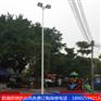 海南户外篮球场灯杆批发直销 镀锌管球场灯柱生产厂家安装