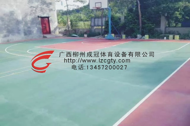 广西停车长河硅PU塑胶球场  玉林硅PU球场  柳州硅PU球场