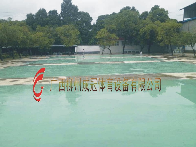 广西停车长河硅PU塑胶球场  玉林硅PU球场  柳州硅PU球场