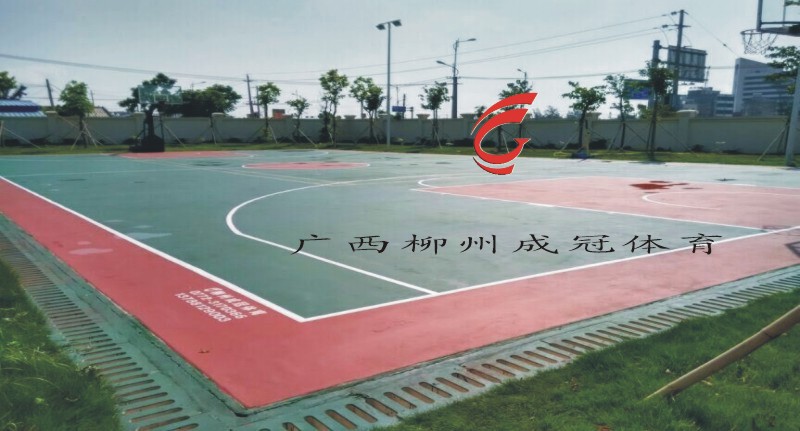 防城港长河硅PU橡胶两用球场材料  硅PU地胶球场  硅PU球场地垫  柳州硅PU球场