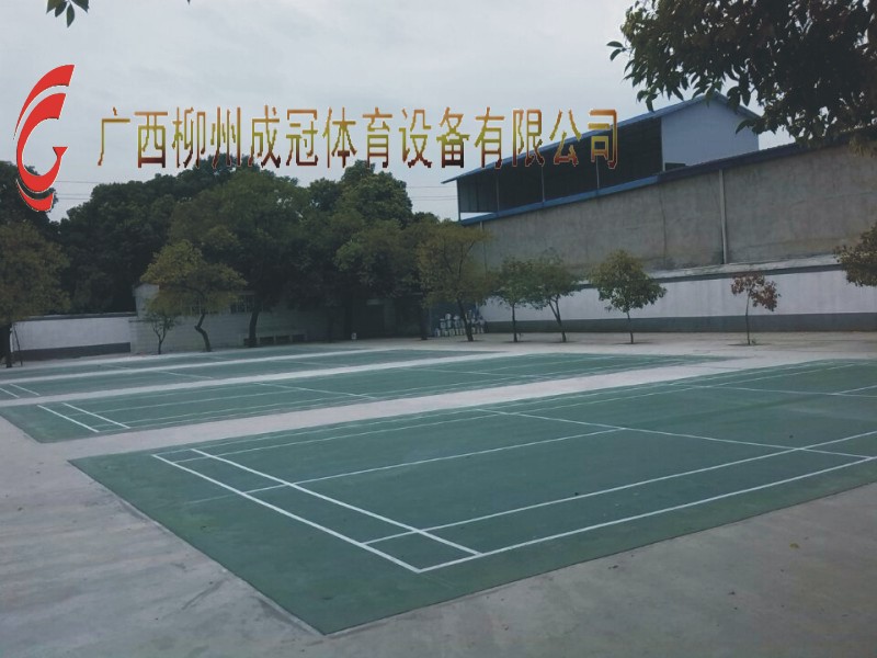 桂林长河硅PU地垫球场材料  阳朔硅PU球场  临桂硅PU球场  恭城硅PU球场