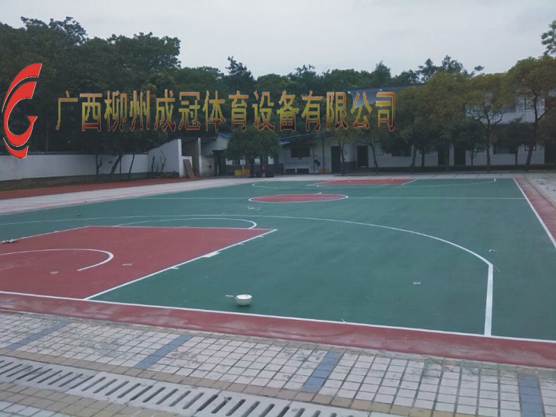 桂林长河硅PU地垫球场材料  阳朔硅PU球场  临桂硅PU球场  恭城硅PU球场
