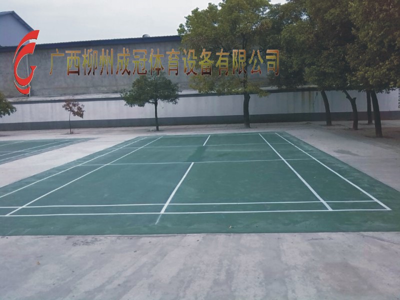 钦州长河硅PU地垫球场铺设  硅PU地胶球场  硅PU球场地垫
