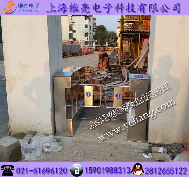 工地实名制摆闸，工地刷卡摆动闸  工地显示人数闸机