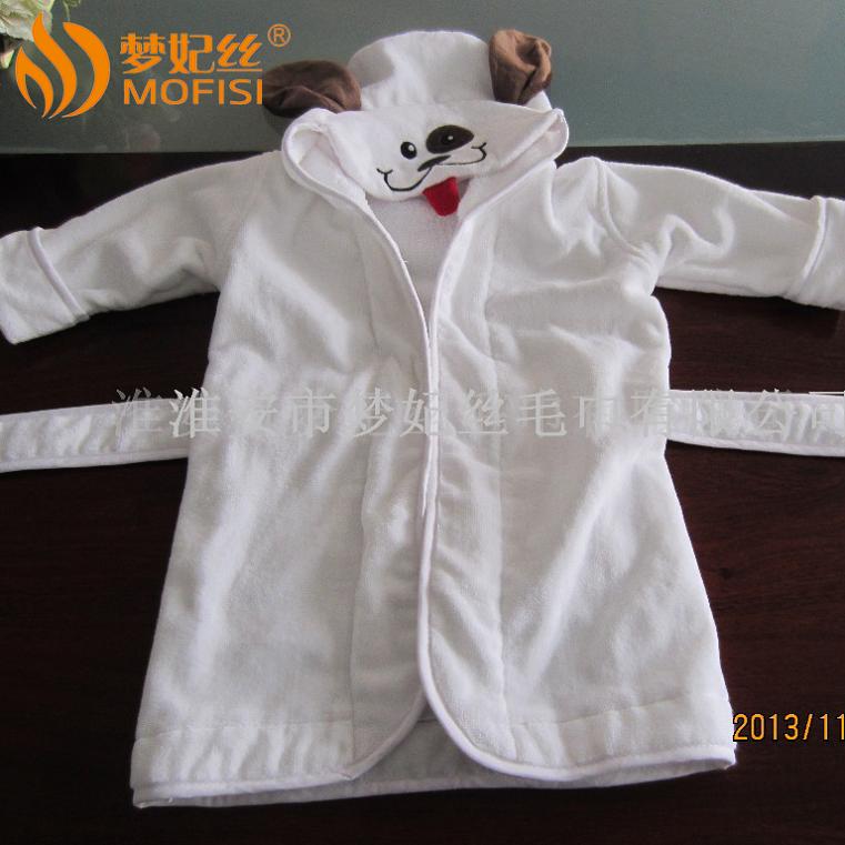 儿童青少年浴袍 冬款 全棉浴袍 卡通带帽睡袍 儿童柔软浴衣  酒店浴袍  纯棉浴袍  纯棉酒店浴袍