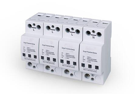 直流DC24V-600V浪涌保护器  二级电源防雷器  4P浪涌保护器  C级防雷器