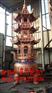 寺庙长香炉铜塔炉 景区焚香铜塔炉制作工艺品厂