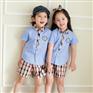 学生夏季衬衣套装定做首选成都圣浪服饰