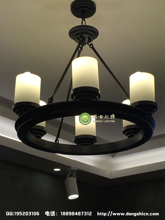 烤鸭酒楼吊灯 中式酒楼吊灯 餐厅工程灯具 餐厅灯具定制设计
