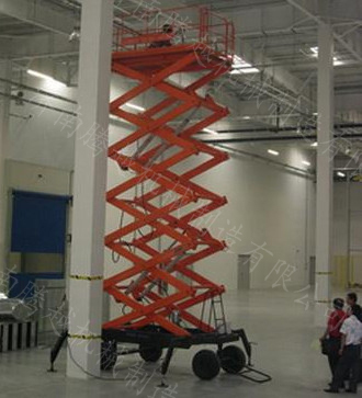河北供应10米移动式升降机 移动高空作业平台价格  济南腾越  10米升降机