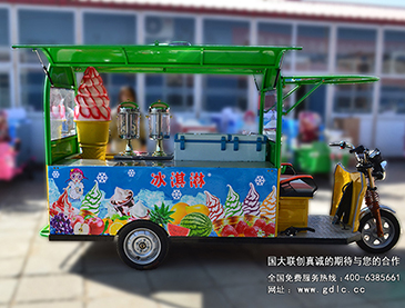 廠家直銷多功能移動冰淇淋小吃車