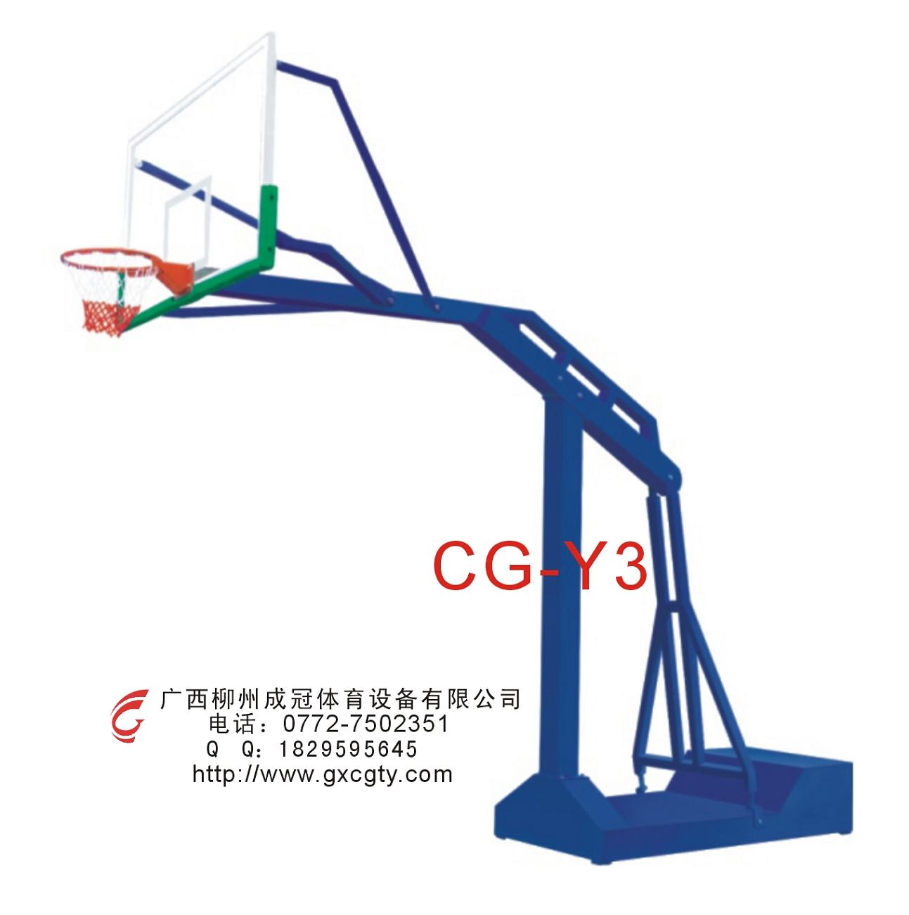 南宁液压球场篮球架规格  透明板篮球架  液压篮球架