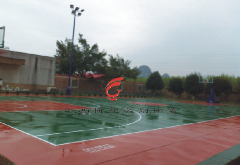 南宁硅胶球场画线方法  羽毛球场画线  气排球场画线