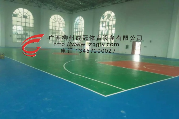 南宁专业塑胶篮球场划线多少钱一米  羽毛球场画线  气排球场画线  硅胶球场画线