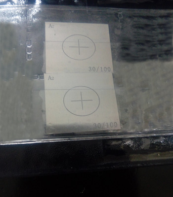 A2型磁粉灵敏度试片 不作热处理的冷轧材料磁粉试片  磁粉探伤机  荧光磁粉探伤机  荧光渗透检测线