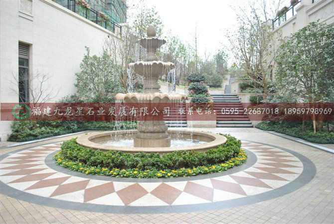 石雕喷泉