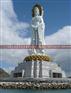 加工定做石雕三面观音 南海观音寺庙雕刻 石雕佛像制作