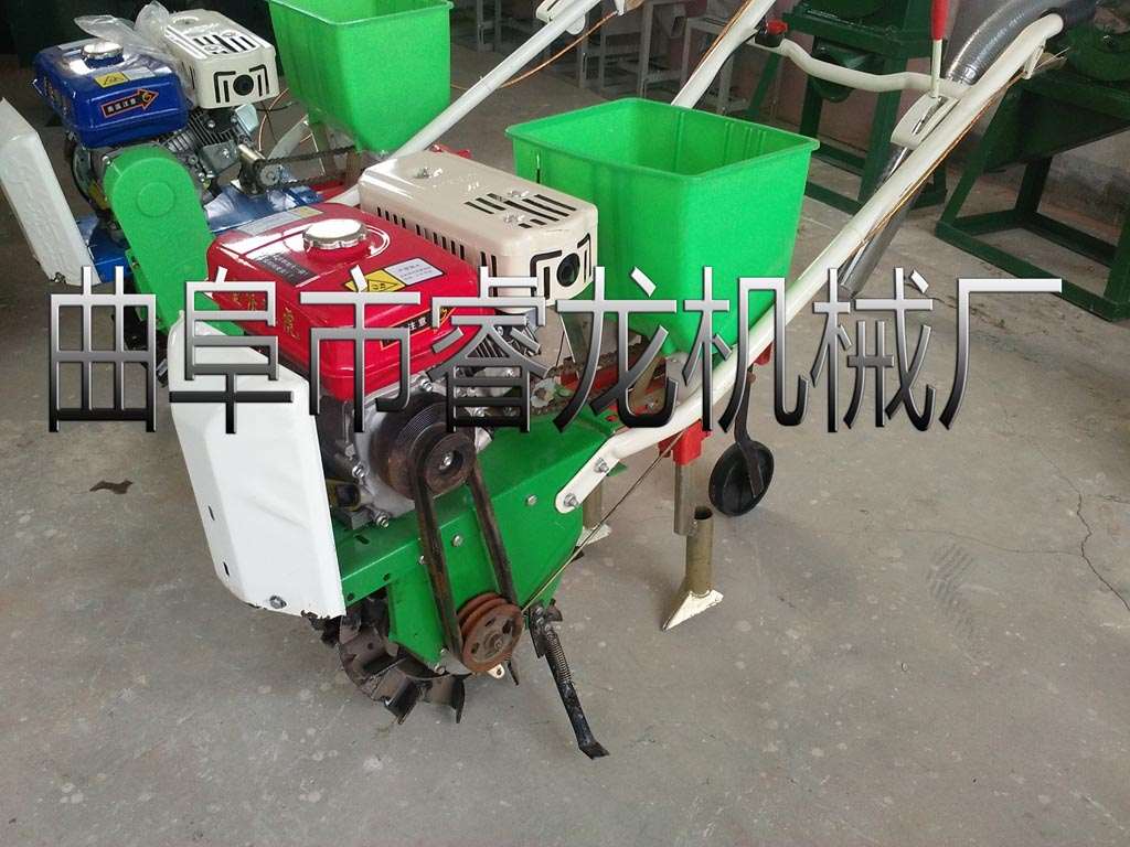 中型条播汽油播种机 定做玉米三行播种机  三行汽油精播机  菠菜播种机  大型菠菜播种机