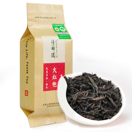 有机茶叶 大红袍50g 正宗武夷山茶叶 武夷岩茶 清神阁茶业