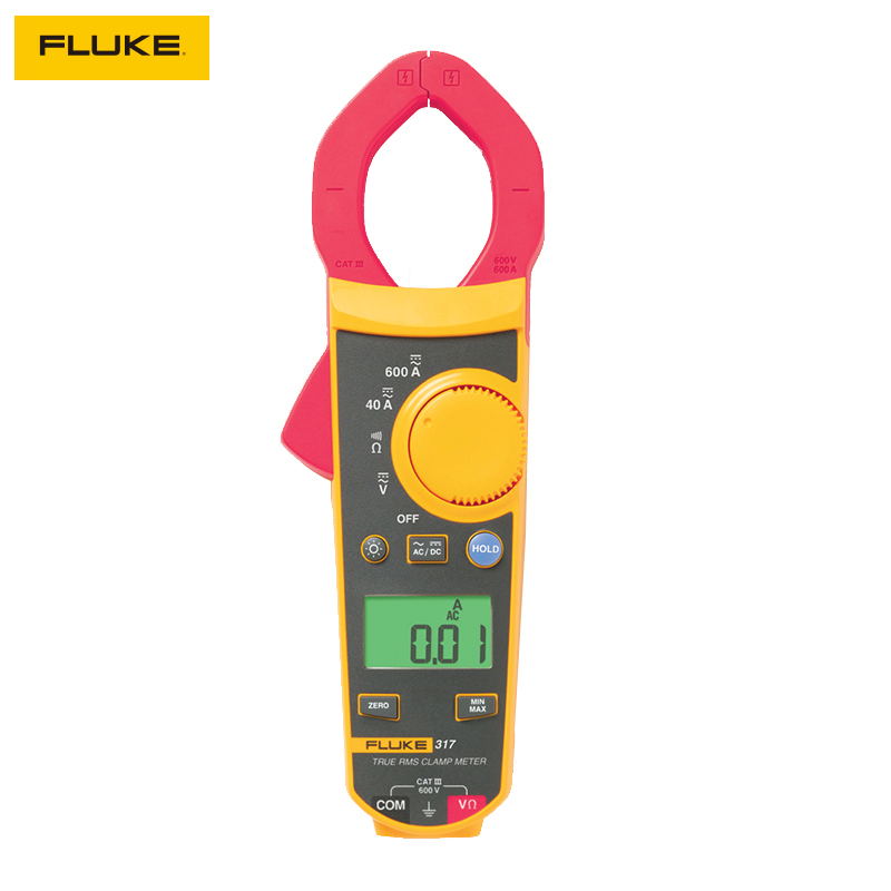 福禄克F317数字钳型表FLUKE317真有效直电流钳形表  F317电流钳形表  西安FLUKE317电流表  深圳福禄克F317钳形表