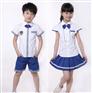 圣浪服饰供应小学校服短袖衬衣套装定做