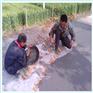 黑龙江混凝土道路修补，混凝土路面起皮修补，一建混凝土修补料