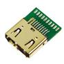 HDMI 19P 母座焊线式带PCB板