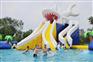 鲨鱼充气水滑梯厂家