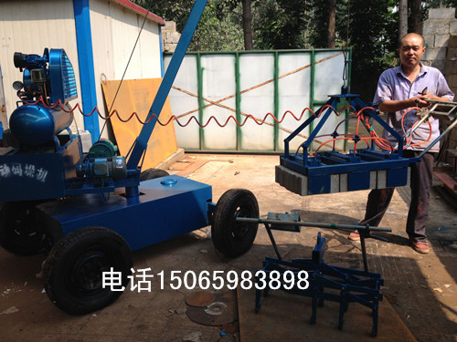 廠家銷售免燒磚實心磚電動遙控碼垛機碼磚機