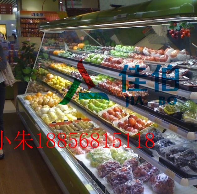 佳伯商用制冷设备--梯形风幕柜&nbsp;&nbsp;阜阳风幕柜&nbsp;&nbsp;超市保鲜柜