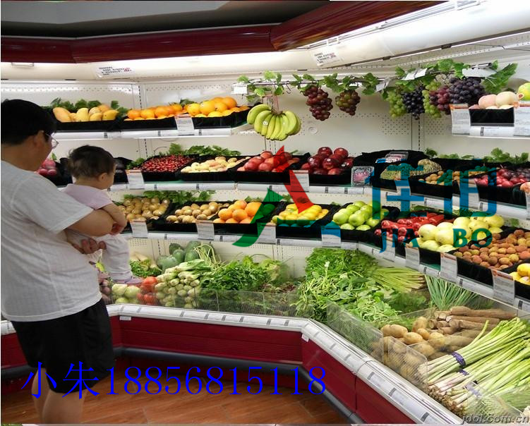 水果蔬菜保鲜柜水果蔬菜展示柜超市啤酒饮料冷藏柜定制超市冷柜 风幕柜 厂家直销 全国联保