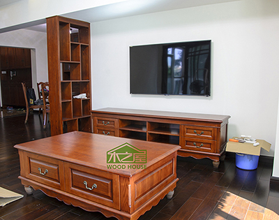 惠州木之屋实木家具厂家实木茶几家具定制  家具定制厂家