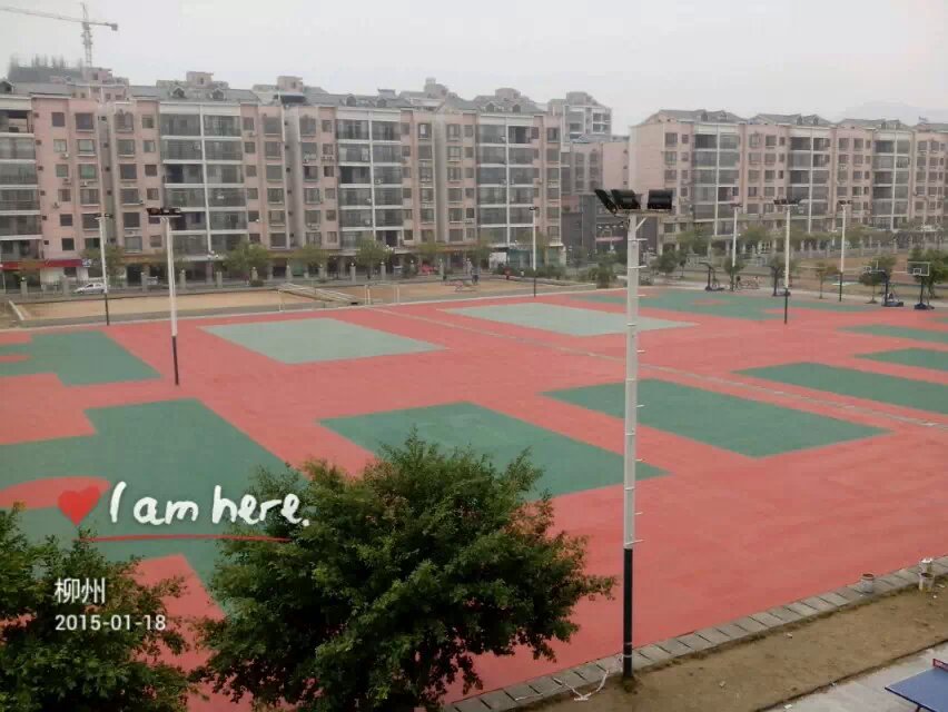 陆川室内羽毛球馆，广西室内硅pu球场  硅PU球场地垫  硅PU球场地胶  硅PU地垫球场