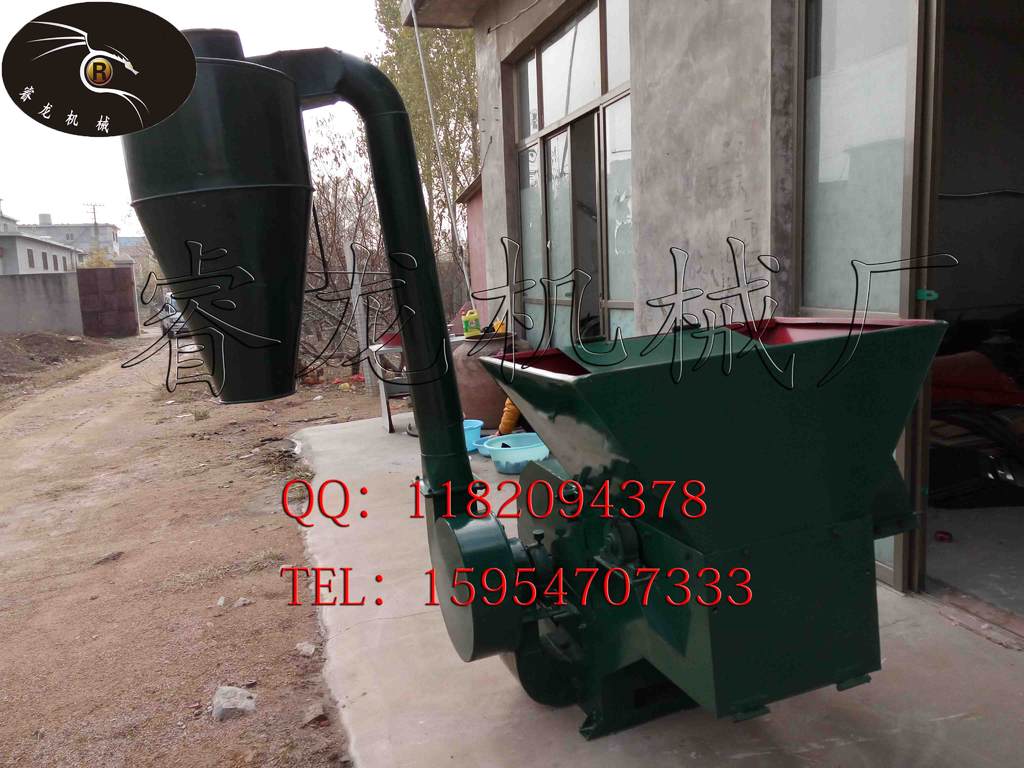 500型柴油机带动秸秆粉碎机 双沙克龙粉碎机型号 除尘粉碎机 家用铡草粉碎机 铡草粉碎机产品