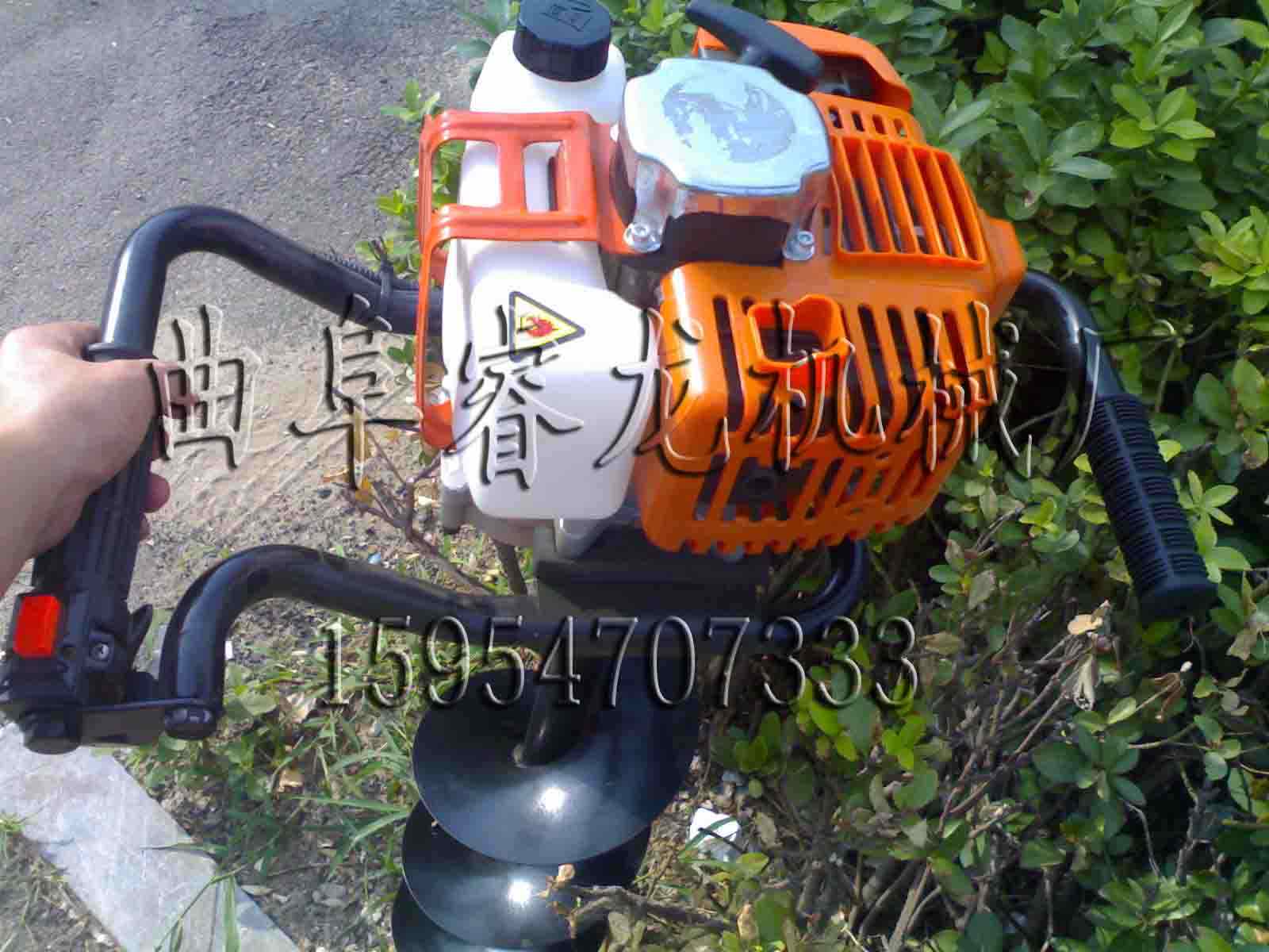 大直径挖坑机 家用植树造林挖坑机  双人挖坑机产品  手提钻孔机型号  单人挖坑机视频