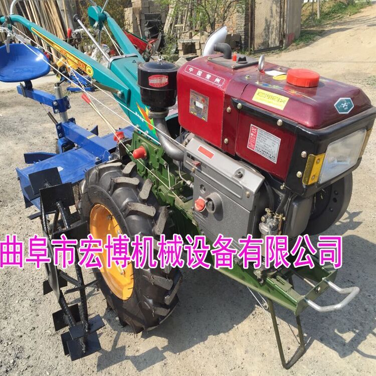 手扶拖拉机图片 小型手扶拖拉机 新款多功能微耕机