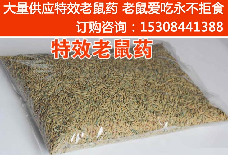 灭鼠公司用的稻谷老鼠药怎么配老鼠药种类