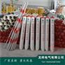 电力拉线护套 电线杆拉线保护管 PVC警示管 红白 黄黑一套