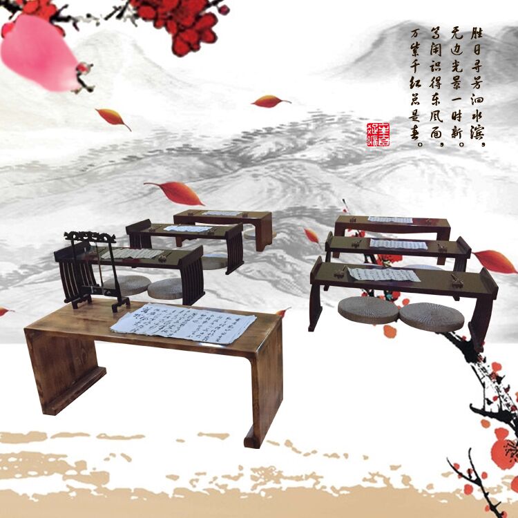 济南国学桌 日照国学桌价格 幼儿园国学桌  山东国学桌